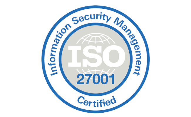 Certificat ISO 27001
