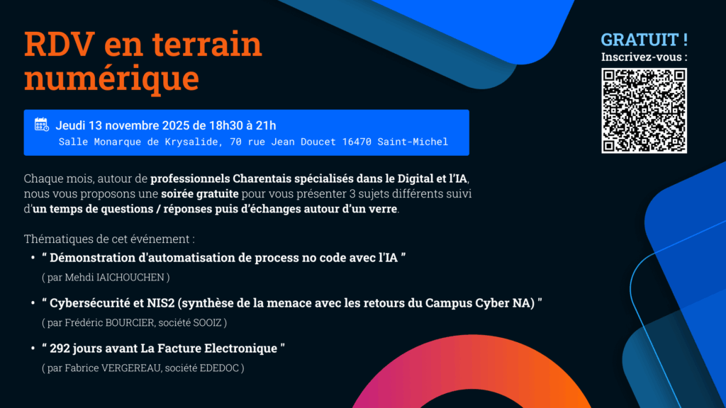 RDV en terrain numérique programme du 13/11/2025